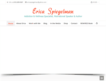 Tablet Screenshot of ericaspiegelman.com